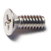 MIDWEST FASTENER #10-24 x 1/2 in Phillips Flat Machine Screw, Plain 18-8 Stainless Steel, 25 PK 63701